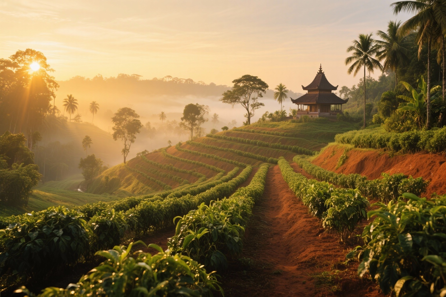 Indonesian Spice Plantation